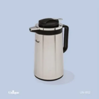 فلاسک 1 لیتر استیل شیشه دار