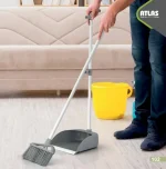 جارو خاک انداز ایستاده مدل سپید برند اطلس