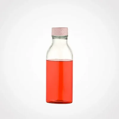بطری آب چهارگوش لیمون