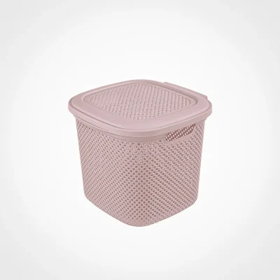 سبد رخت دربدار کوچک طرح بافت