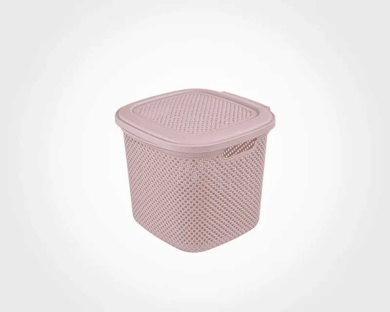 سبد رخت دربدار کوچک طرح بافت