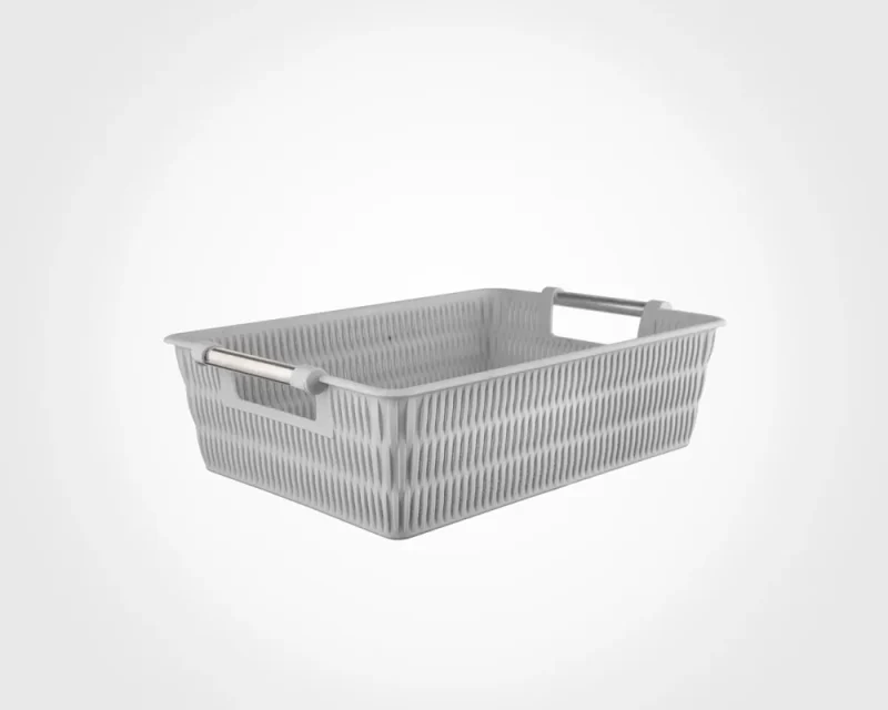 سبد طرح بامبو دسته استیل 2
