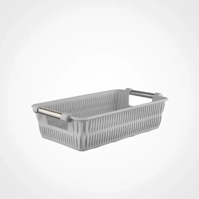سبد طرح بامبو دسته استیل