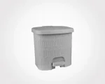 سطل پدالی چهارگوش بامبو کوچک 3 لیتر