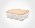 ظرف شیشه ای در چوبی 2.250 لیتر