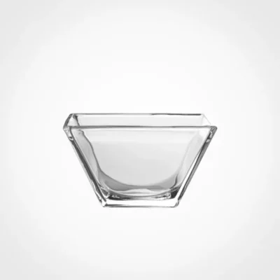 ظرف شیشه ای پذیرایی مربع لیمون