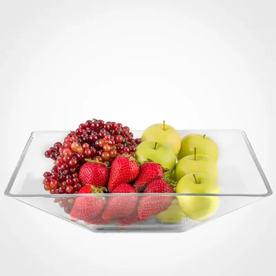 میوه خوری شیشه ای مربع
