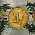 سینی گرد چوبی کوثر