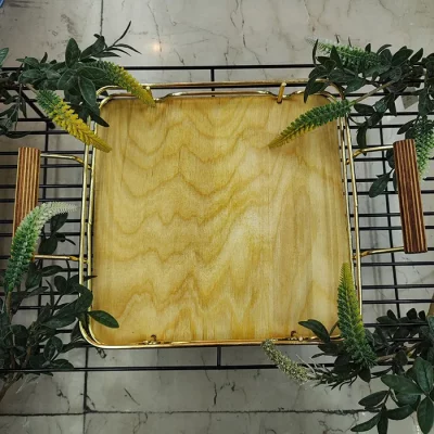 سینی مربع چوبی کوثر